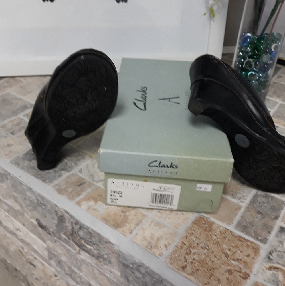 Clark's Artisan Collection Jill, black 81/2